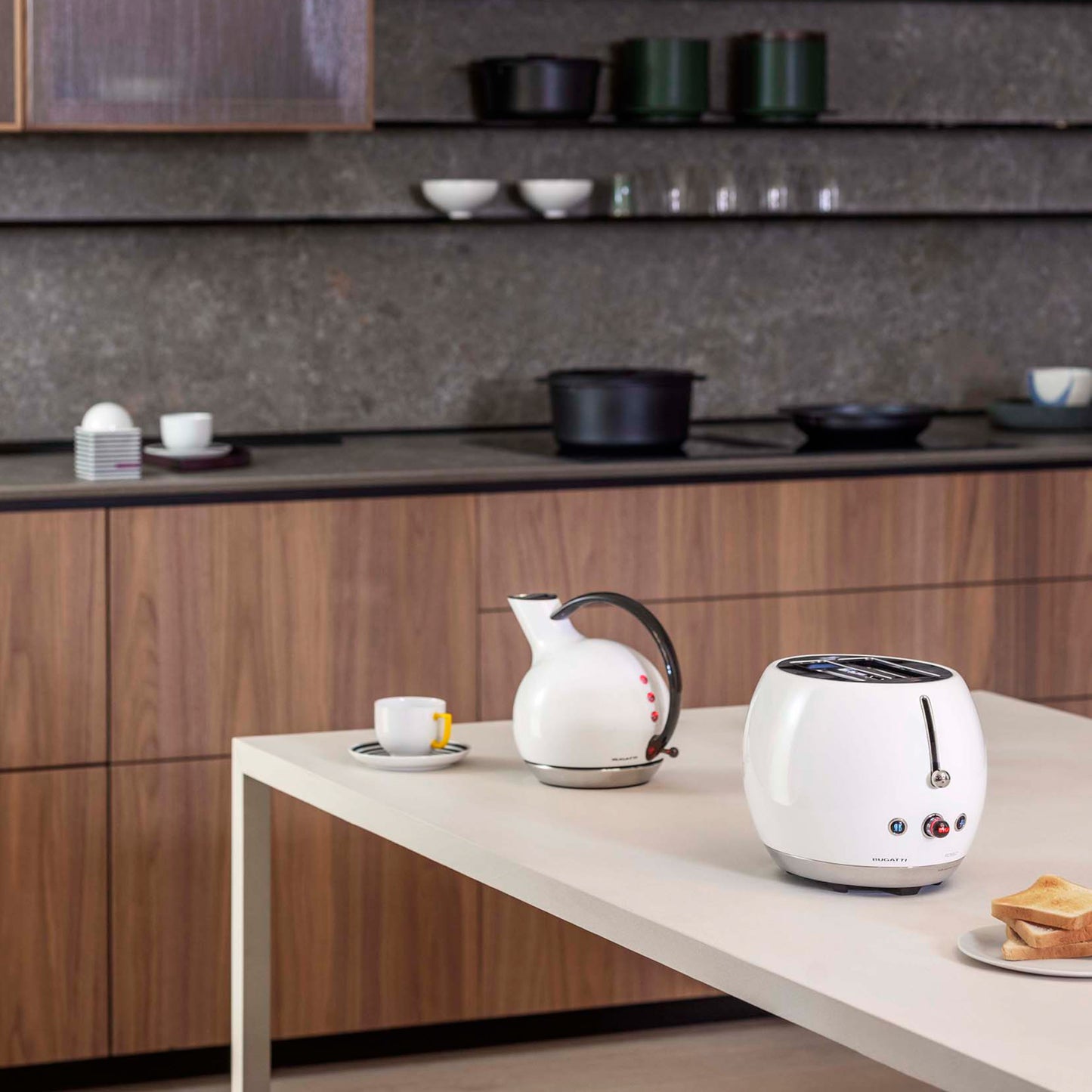 Bugatti Italy Romeo Toaster - White