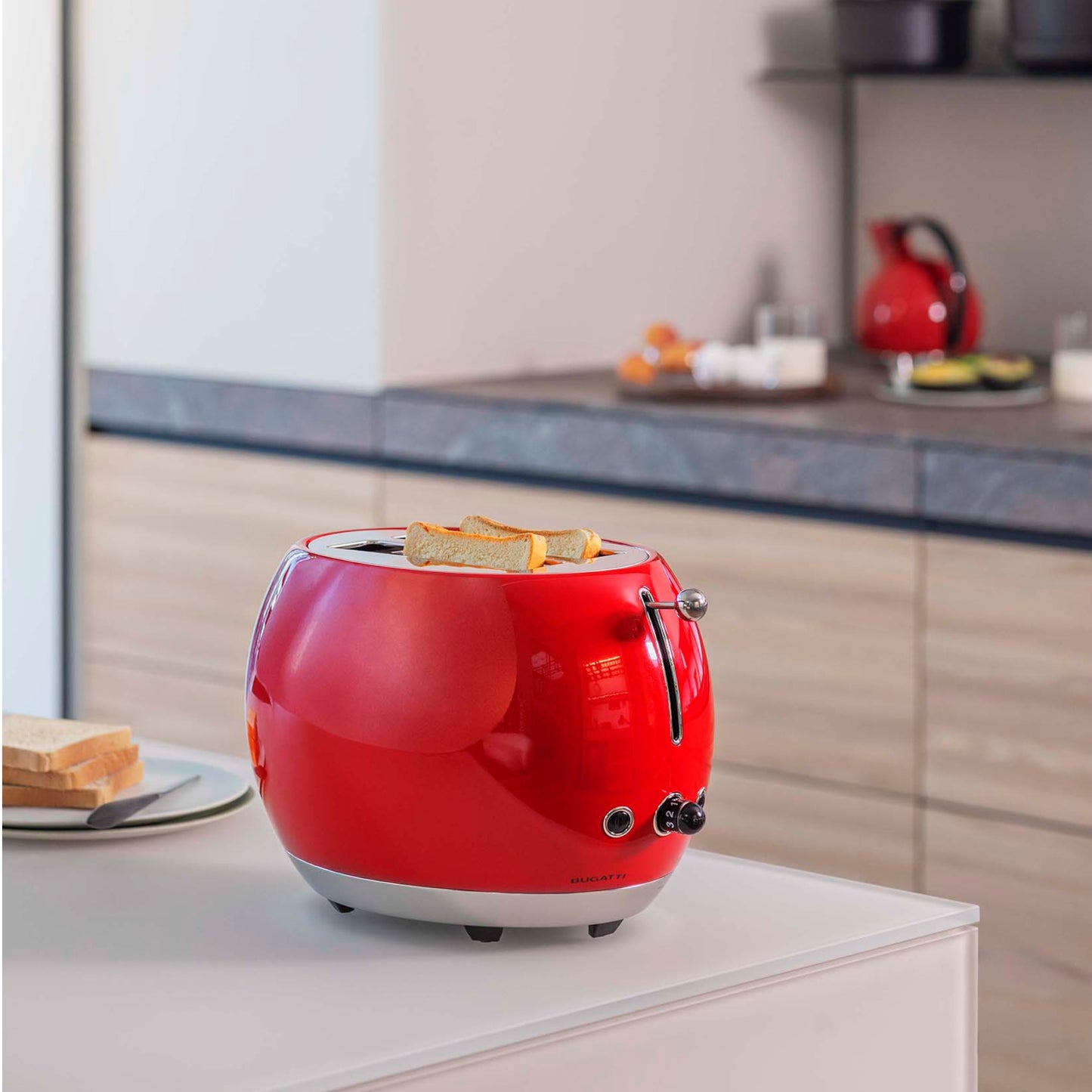 Bugatti Italy Romeo Toaster - Red