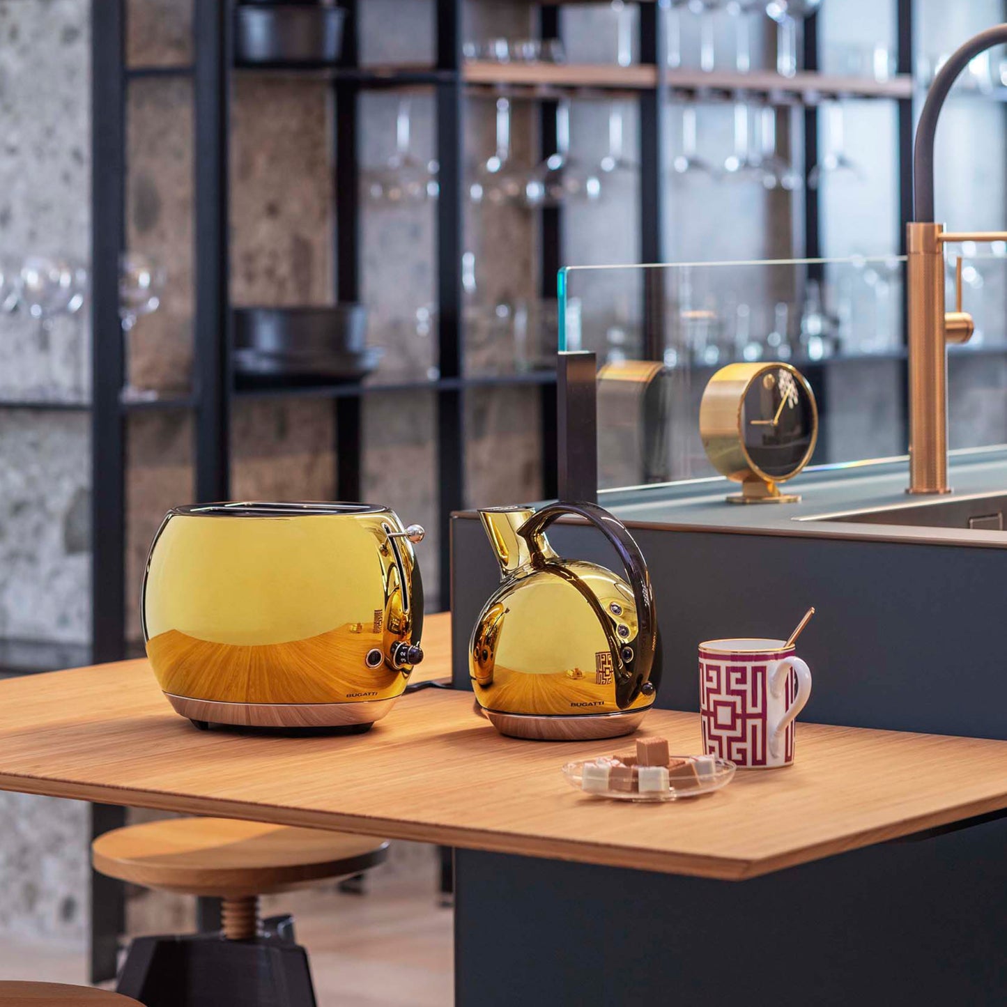 Bugatti Italy Romeo Toaster - Gold