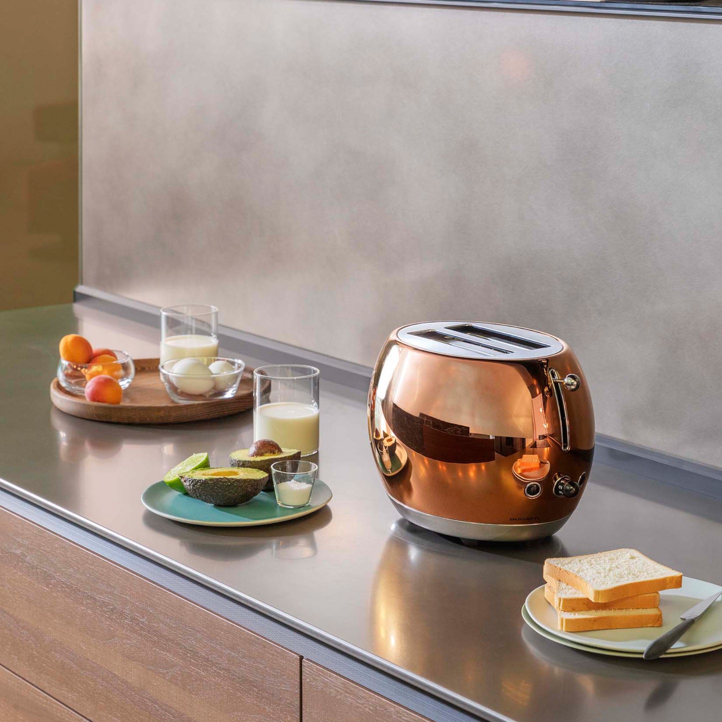 Bugatti Italy Romeo Toaster - Rose Gold