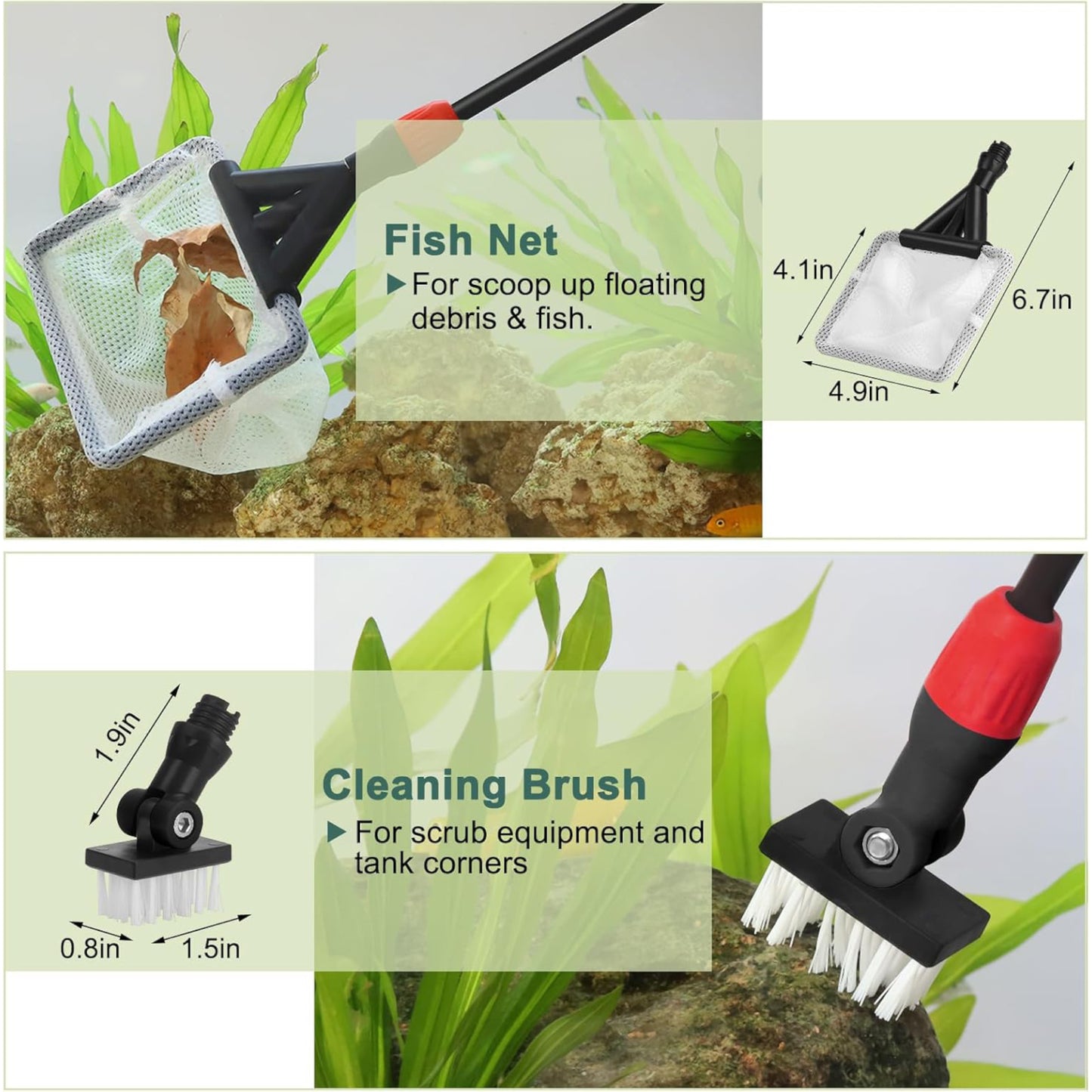 Hygger Aquarium Cleaning Set 6-In-1