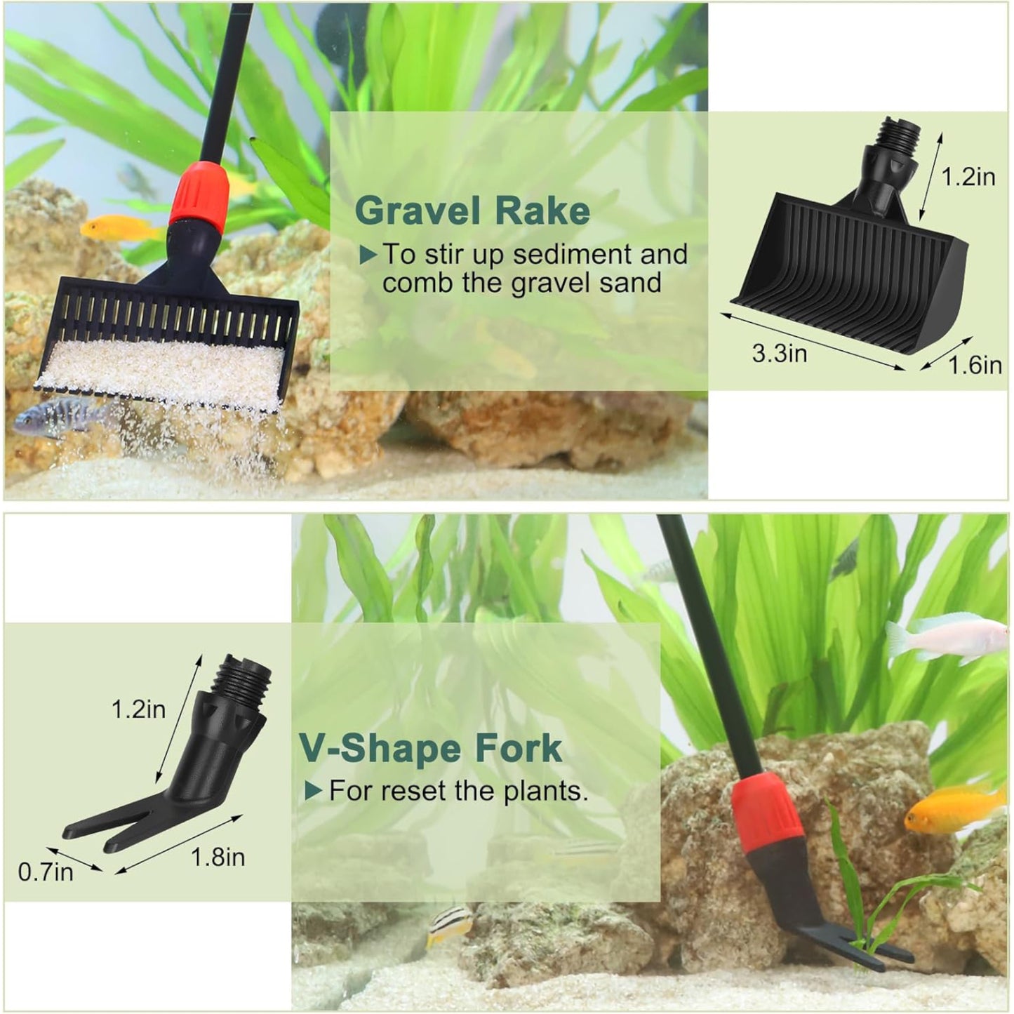 Hygger Aquarium Cleaning Set 6-In-1