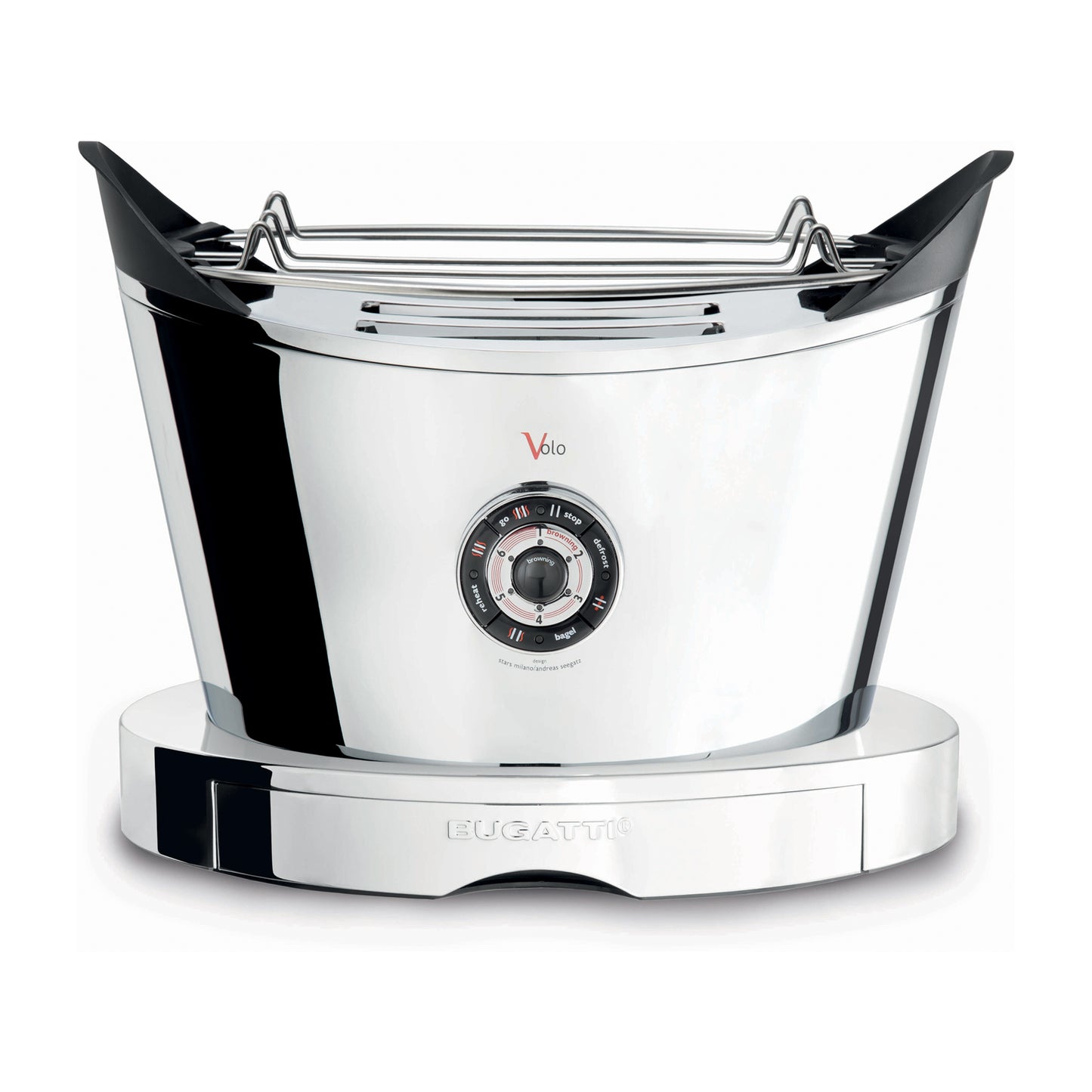 Bugatti Volo 2-Slice Toaster - Chrome