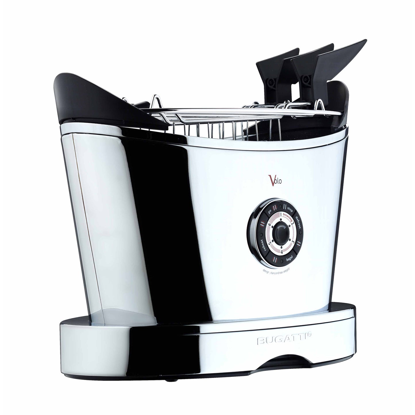 Bugatti Volo 2-Slice Toaster - Chrome