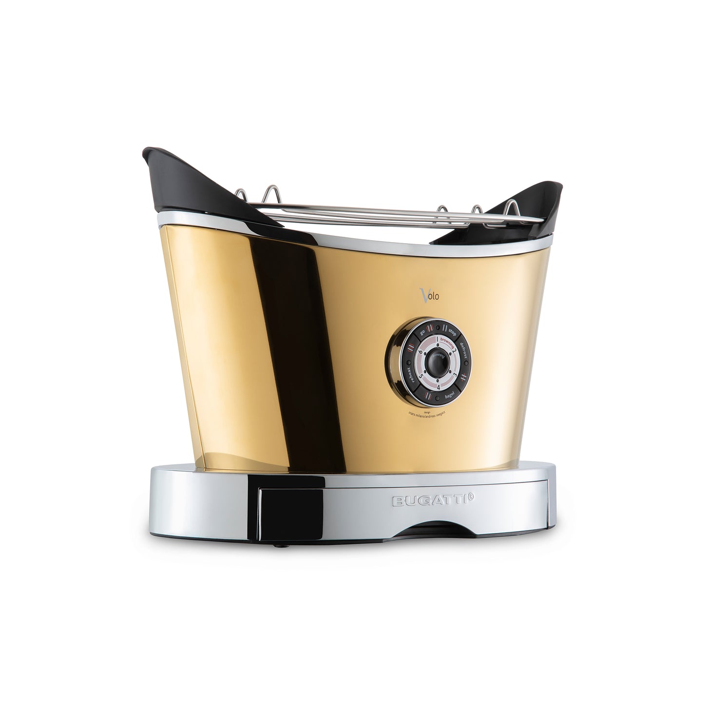Bugatti Volo 2-Slice Toaster - Gold