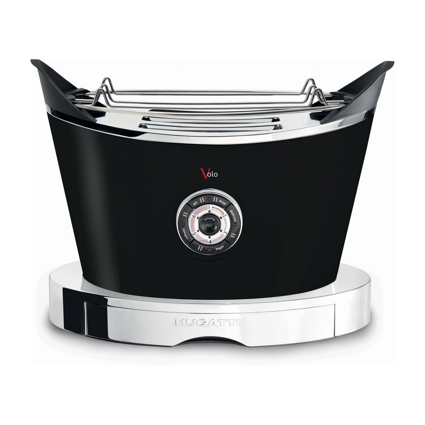 Bugatti Volo 2-Slice Toaster- Matte Black
