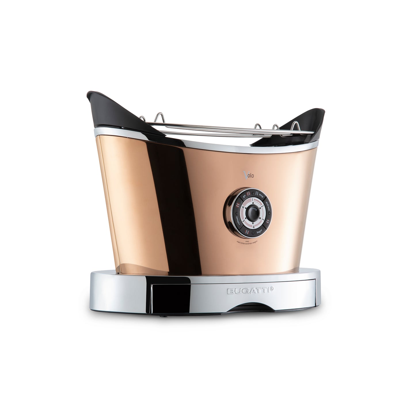Bugatti Volo 2-Slice Toaster- Rose Gold