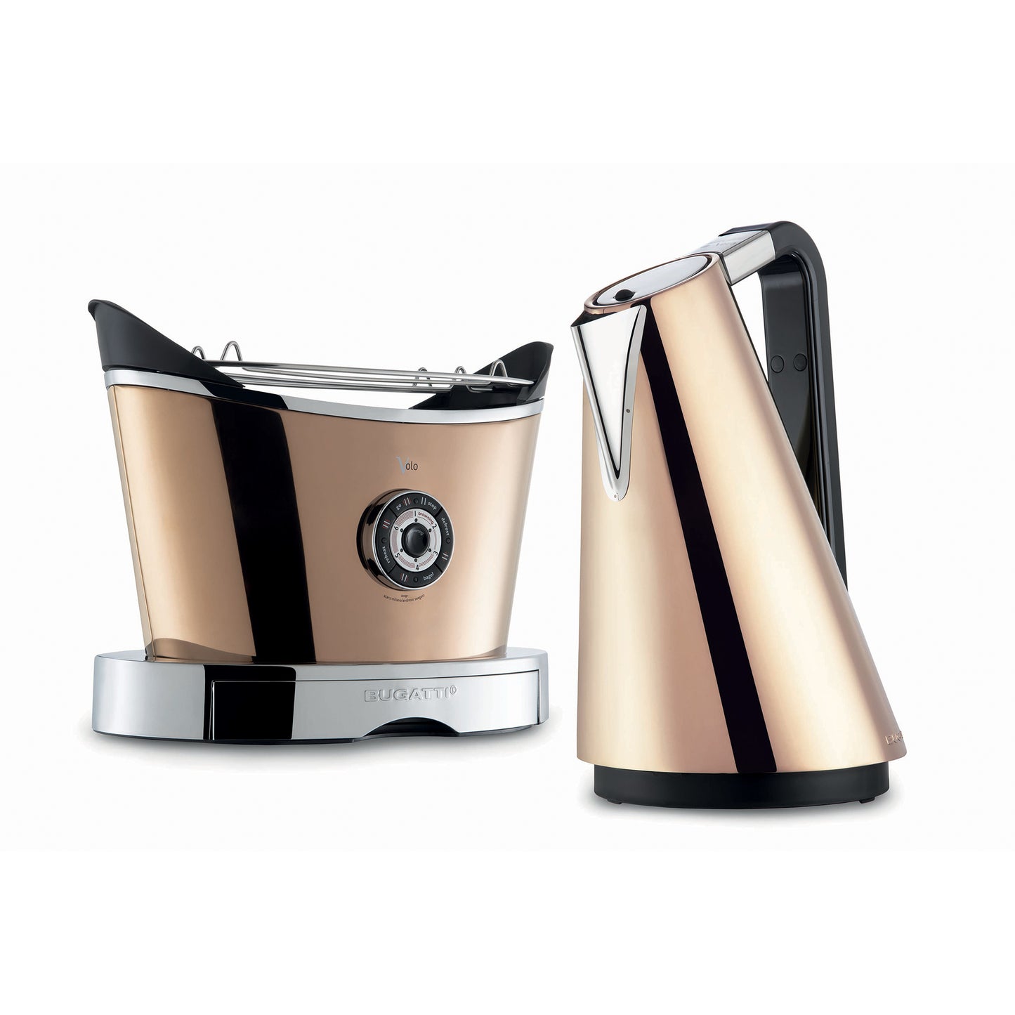 Bugatti Volo 2-Slice Toaster- Rose Gold