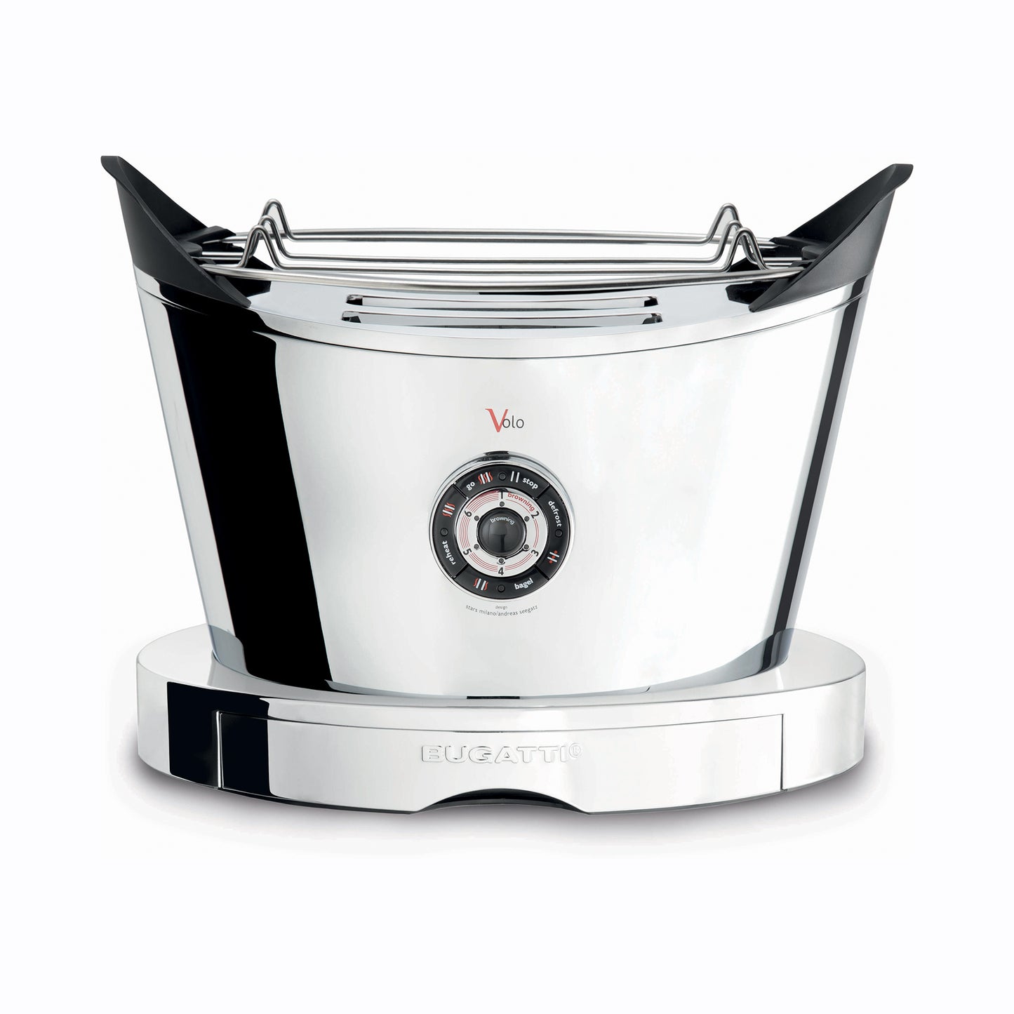 Bugatti Italy Volo Light Details Toaster - Chrome