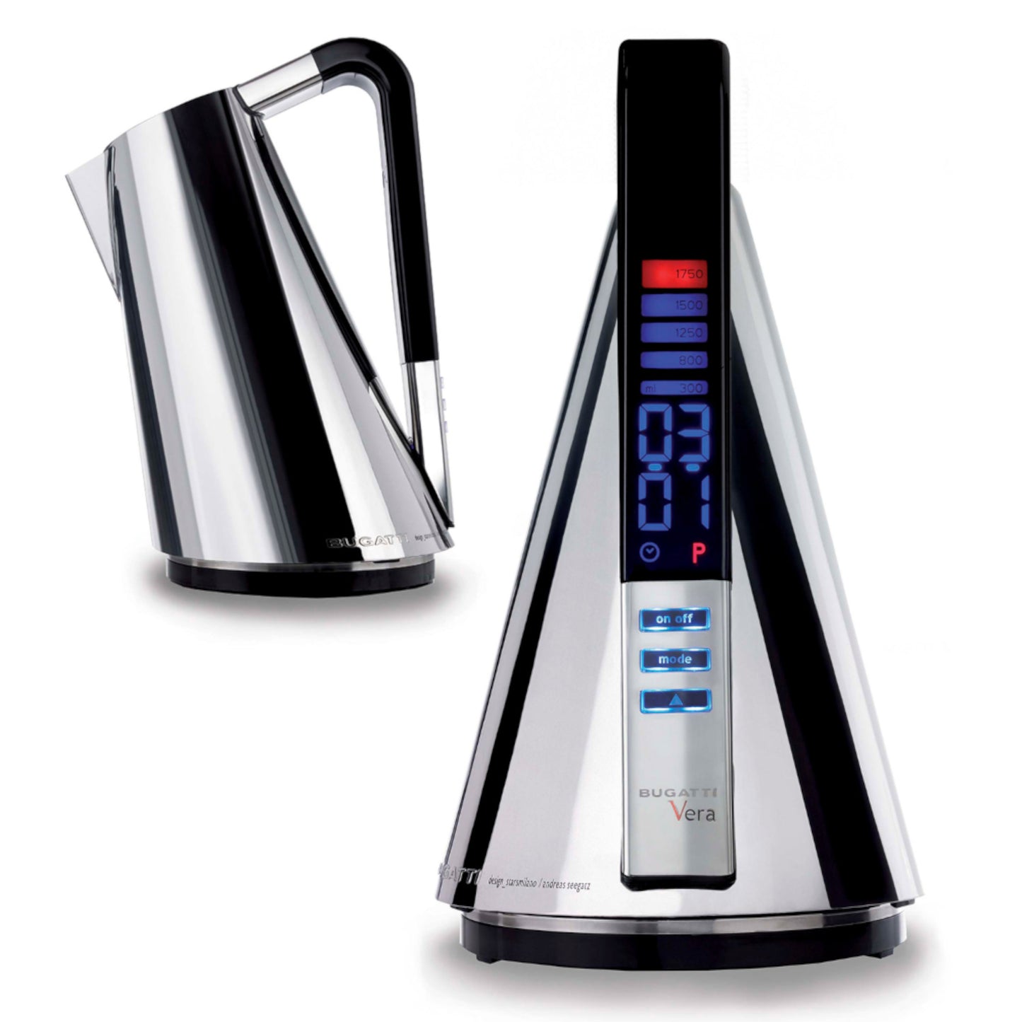 Bugatti Vera 1.7L Kettle - Chrome
