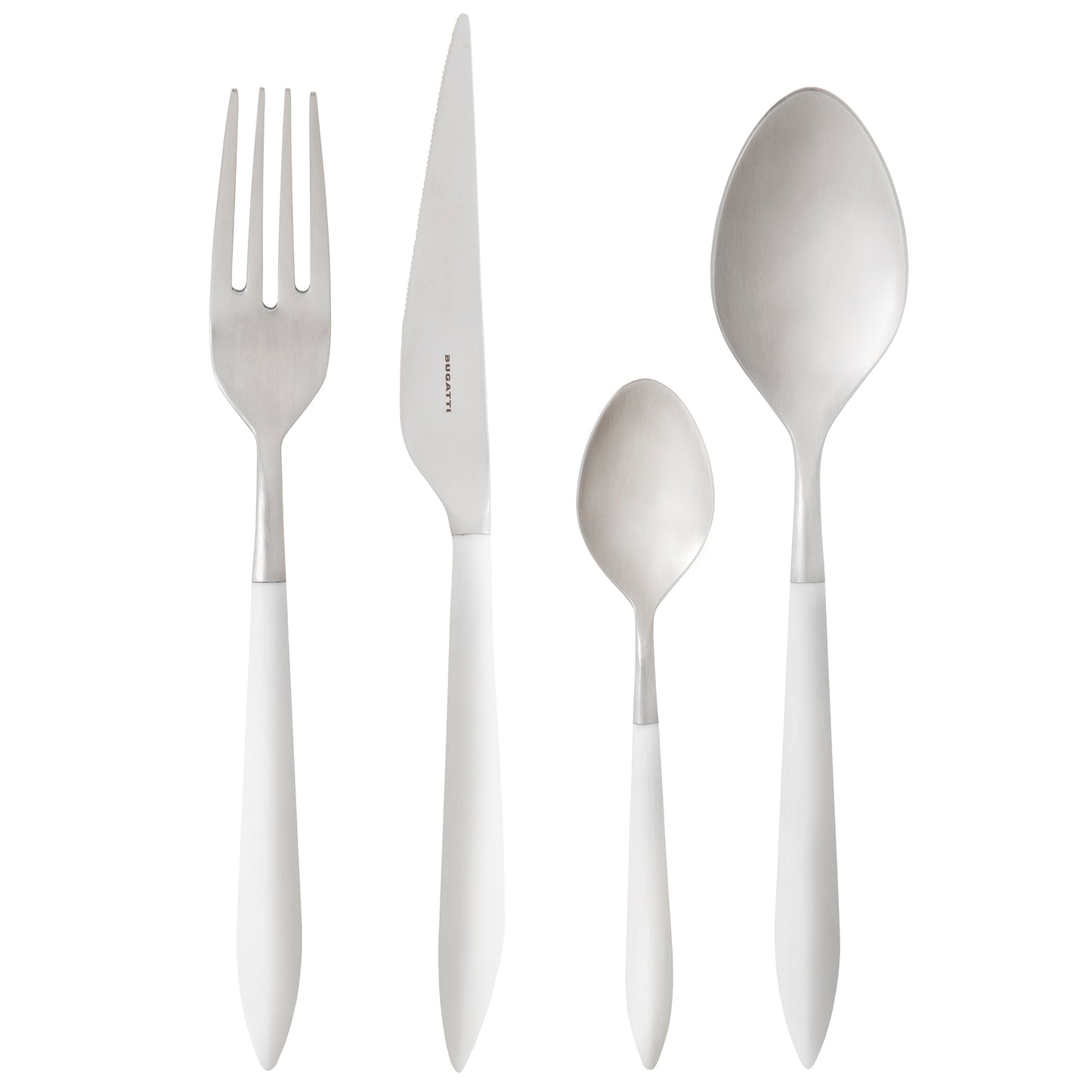 Bugatti Ares Cutlery Set 16-piece Cutlery Set - White