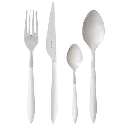 Bugatti Ares Cutlery Set 16-piece Cutlery Set - White