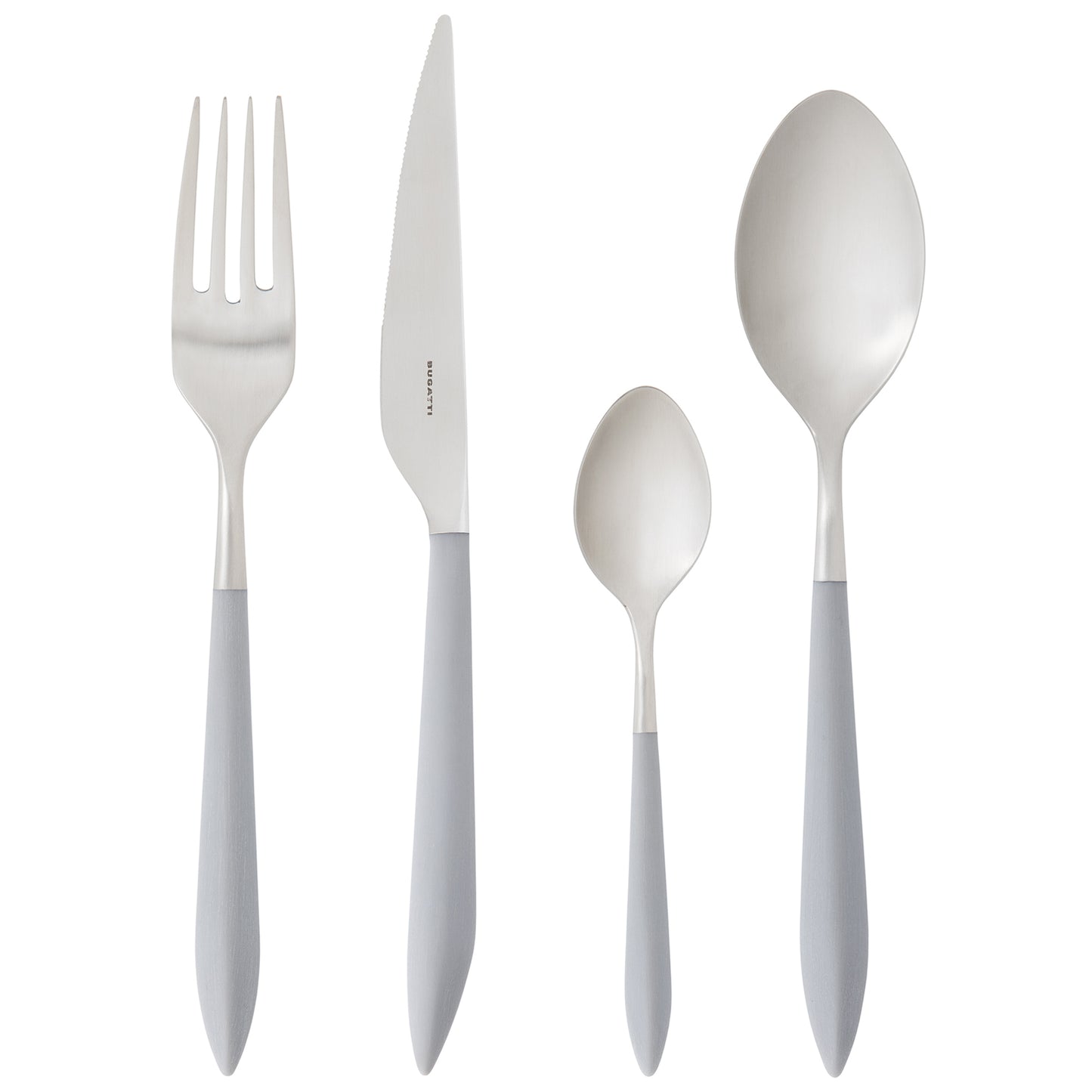 Bugatti Ares Cutlery Set 16-piece Cutlery Set - Grey