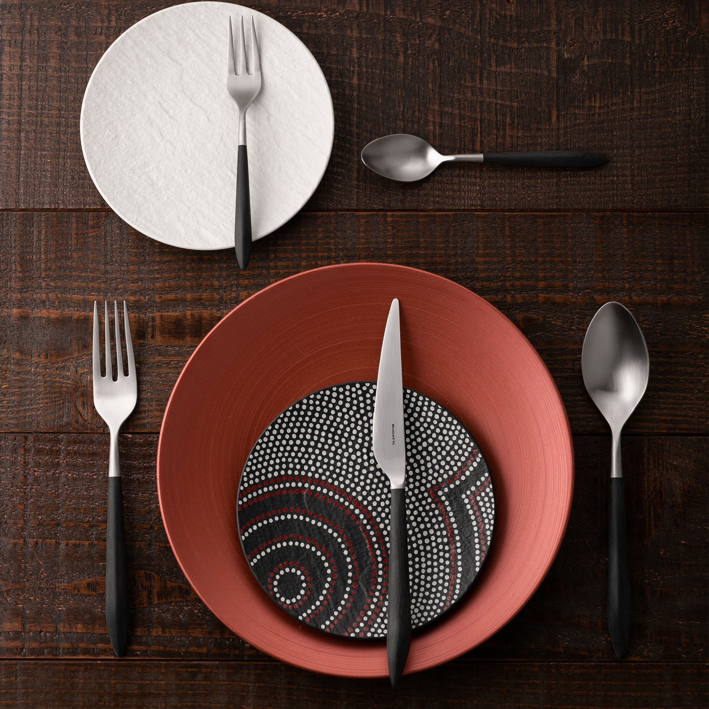 Bugatti Ares Cutlery Set 16-piece Cutlery Set - Black