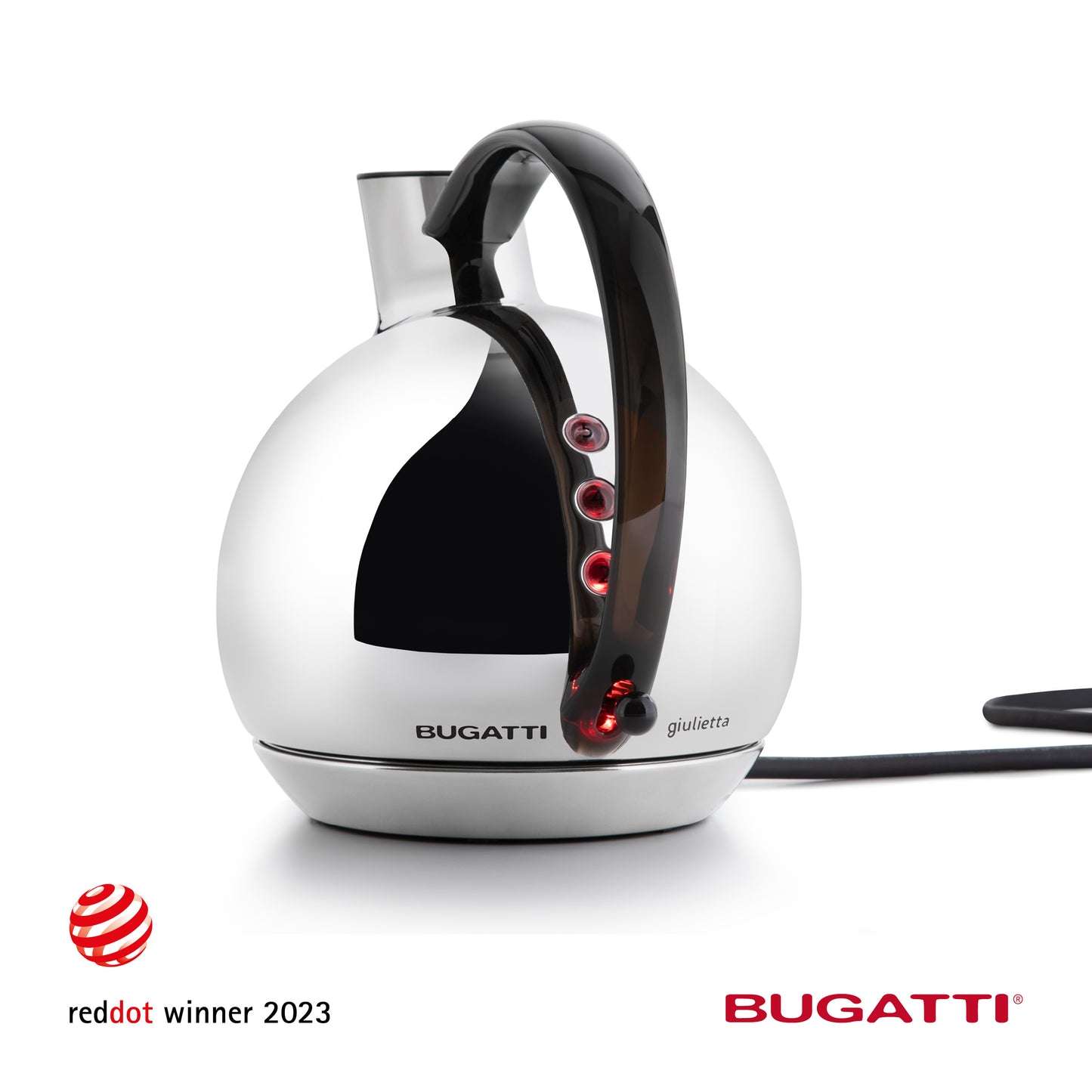 Bugatti Italy Giulietta Kettle 1.2L - Chrome