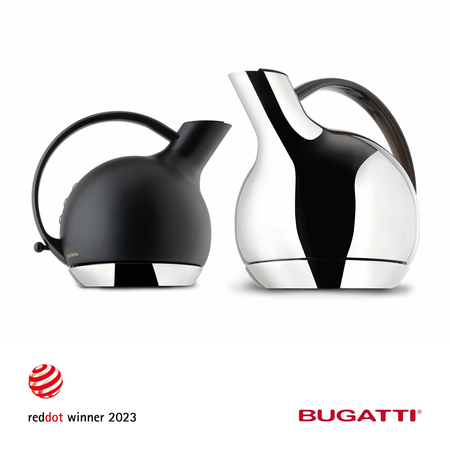Bugatti Italy Giulietta Kettle 1.2L- Matte Black