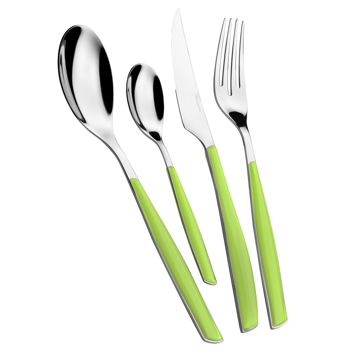 Bugatti Glamour 24-piece Cutlery Set - Apple Green
