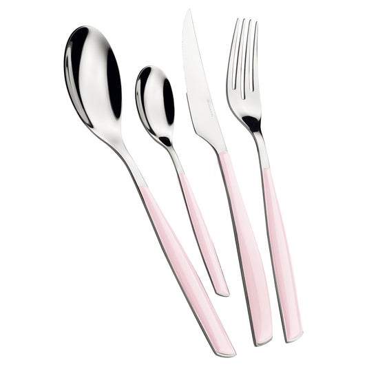 Bugatti Glamour 24-piece Cutlery Set - Lotus Pink