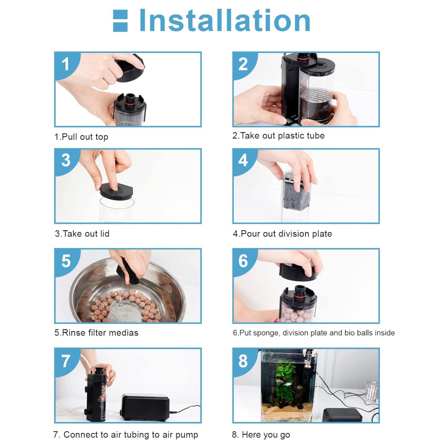 Hygger Aquarium Internal Filter