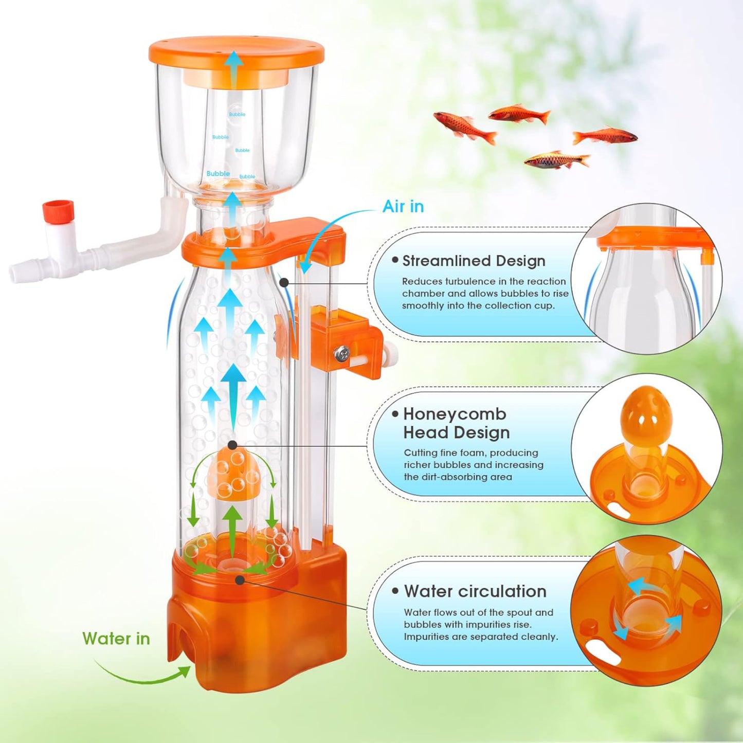 Hygger Internal Mini Protein Skimmer