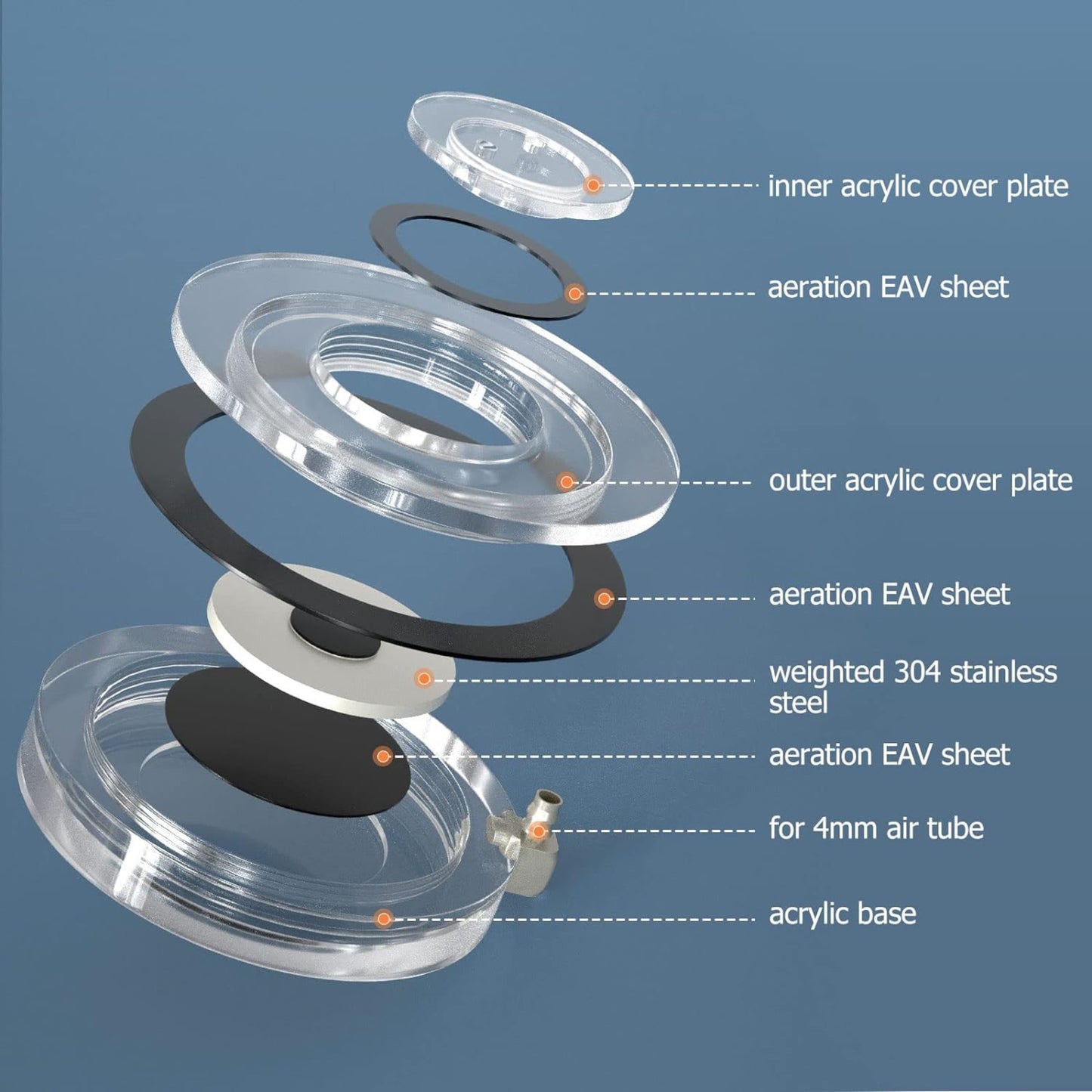 Hygger Invisible Nano Air Stone