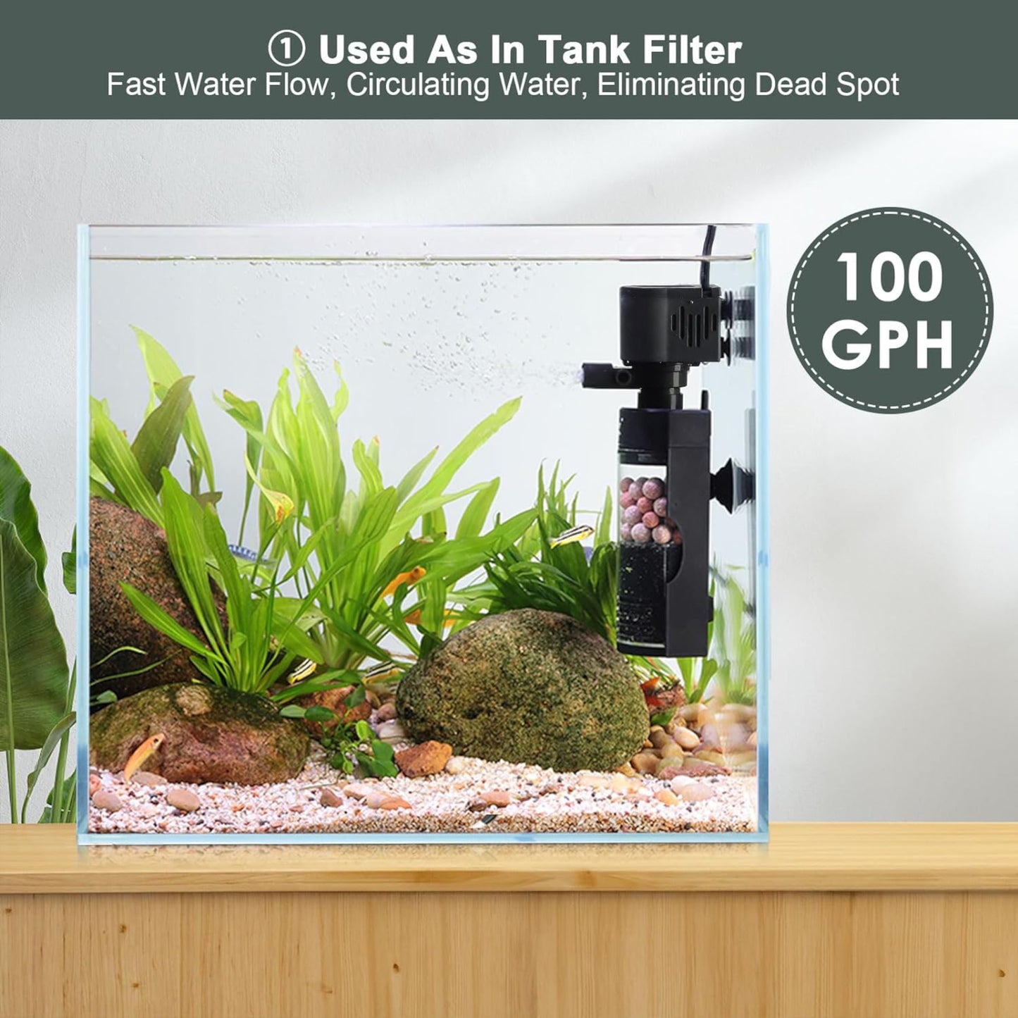 Hygger Aquarium Internal Filter Pump