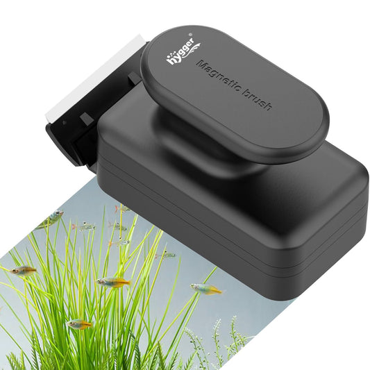 Hygger Aquarium Magnetic Glass Cleaner - Black
