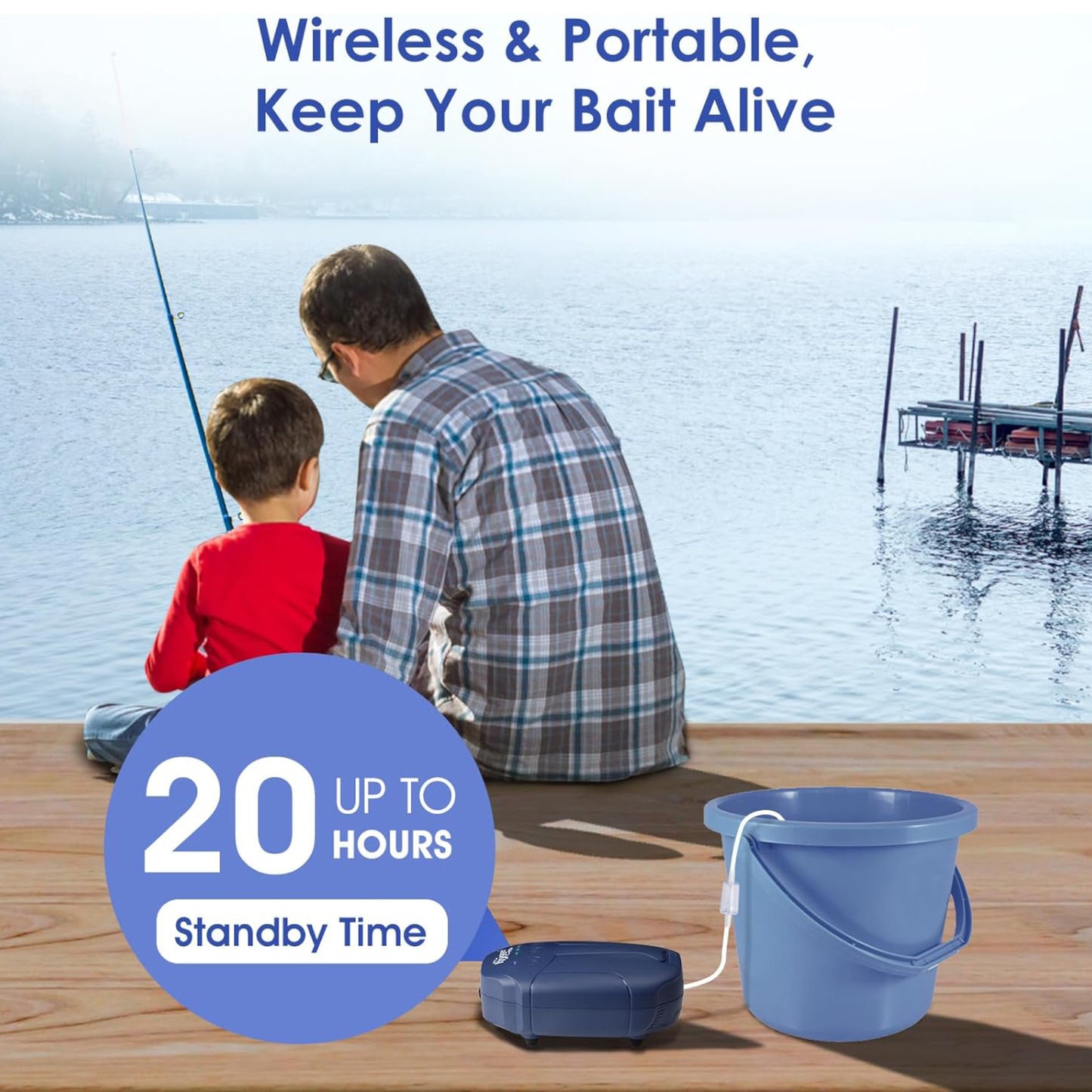 Hygger Rechargeable Air Pump Kit