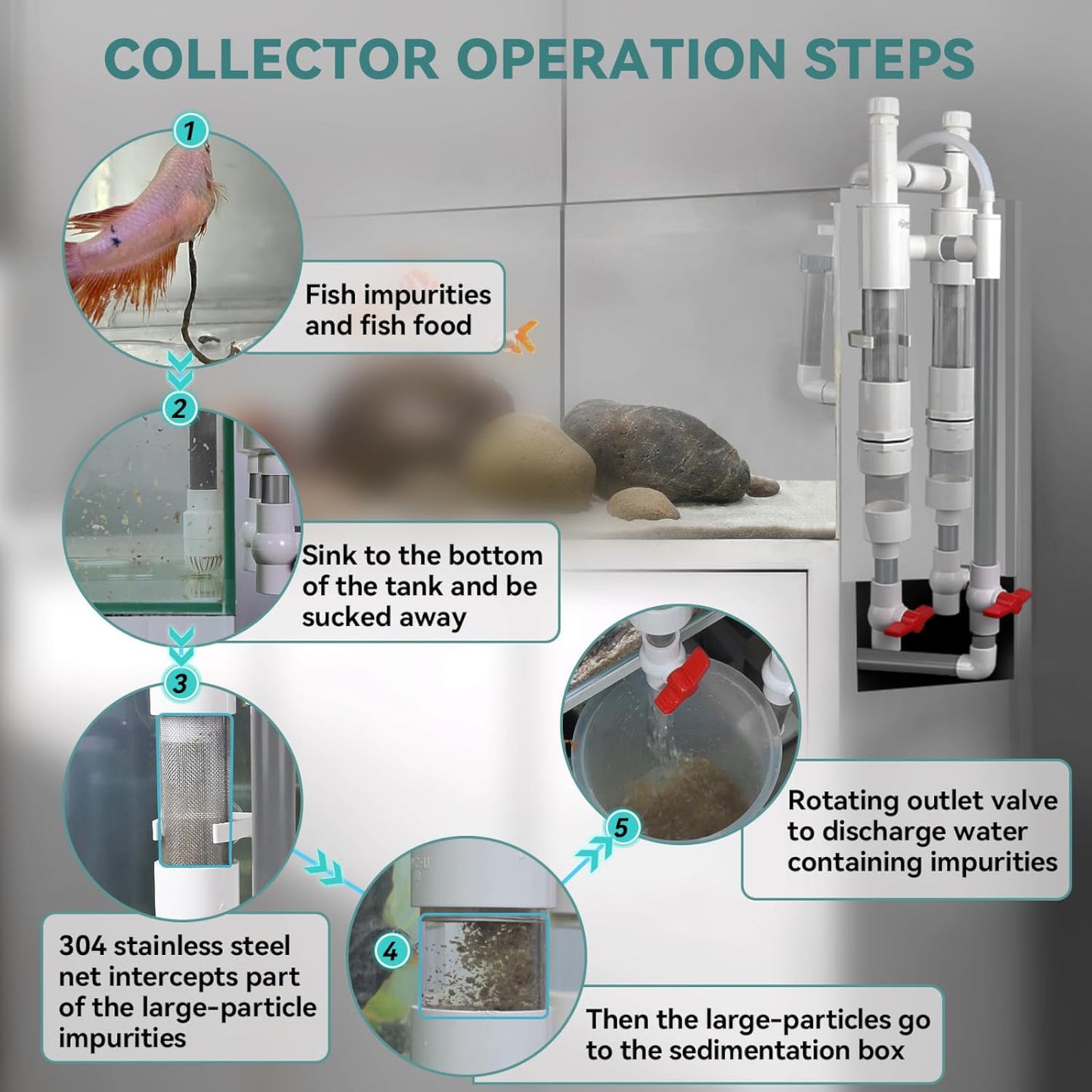Hygger Fish Waste Collector