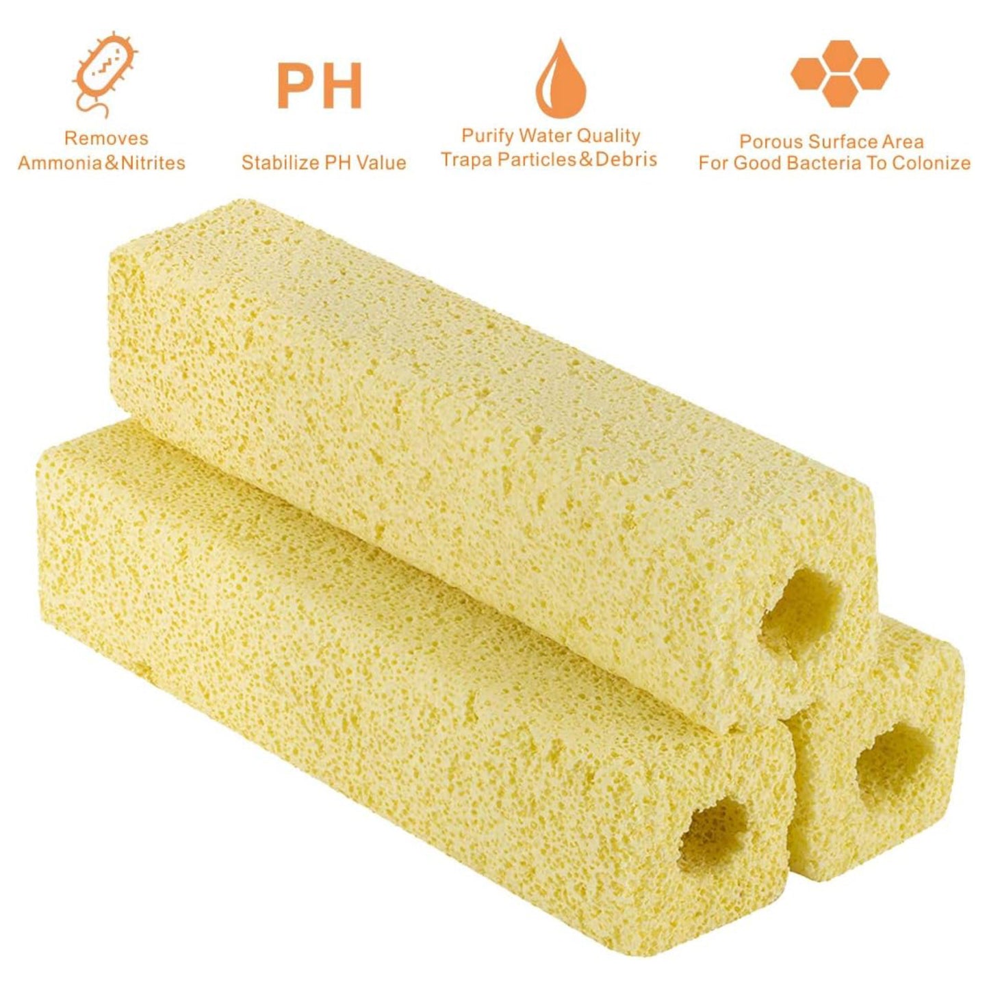Hygger Aquarium Ceramic Bio Media Blocks