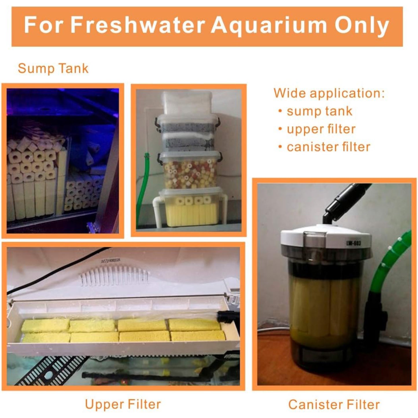 Hygger Aquarium Ceramic Bio Media Blocks