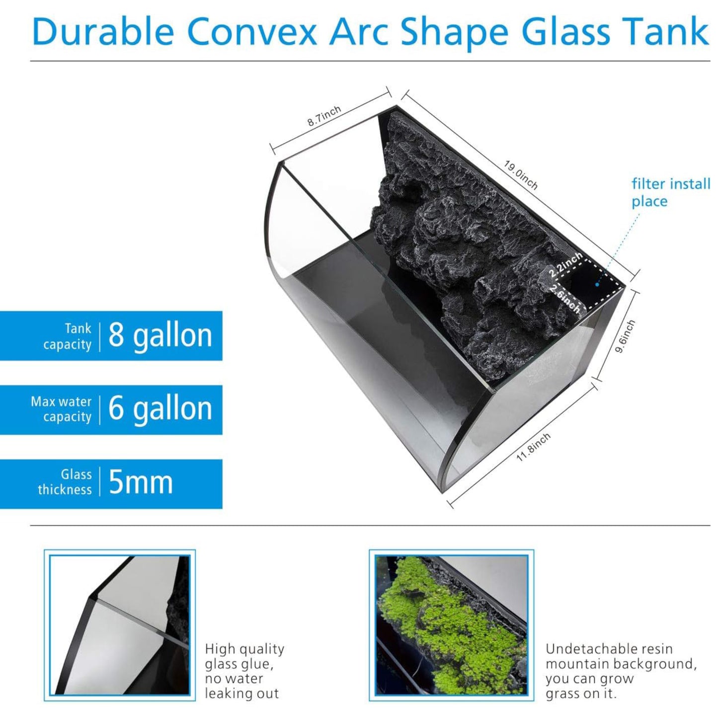 Hygger Betta Fish Tank