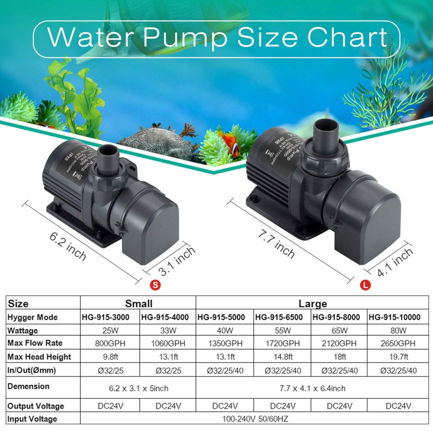 Hygger DC Water Pump