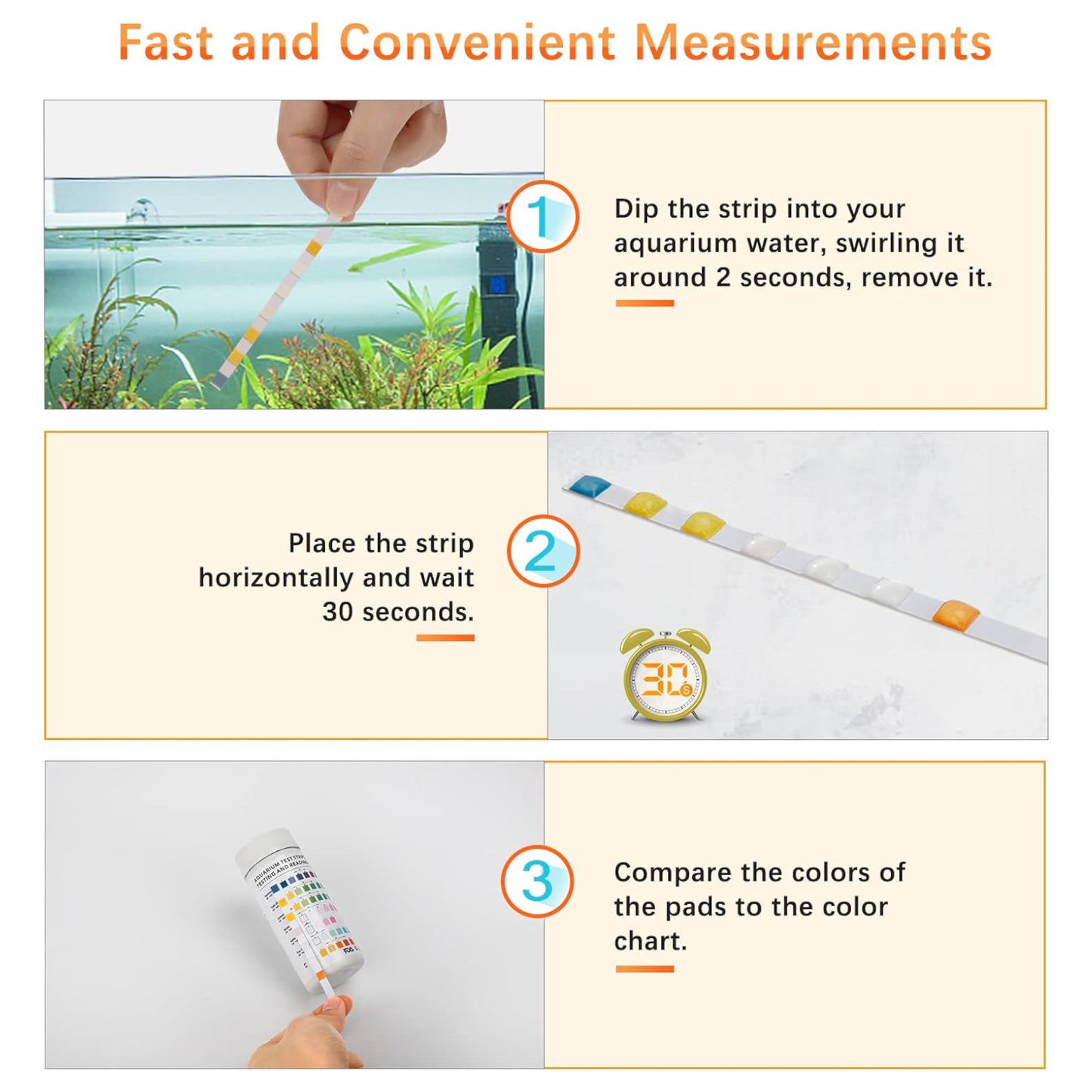 Hygger 7 in 1 Aquarium Test Strips