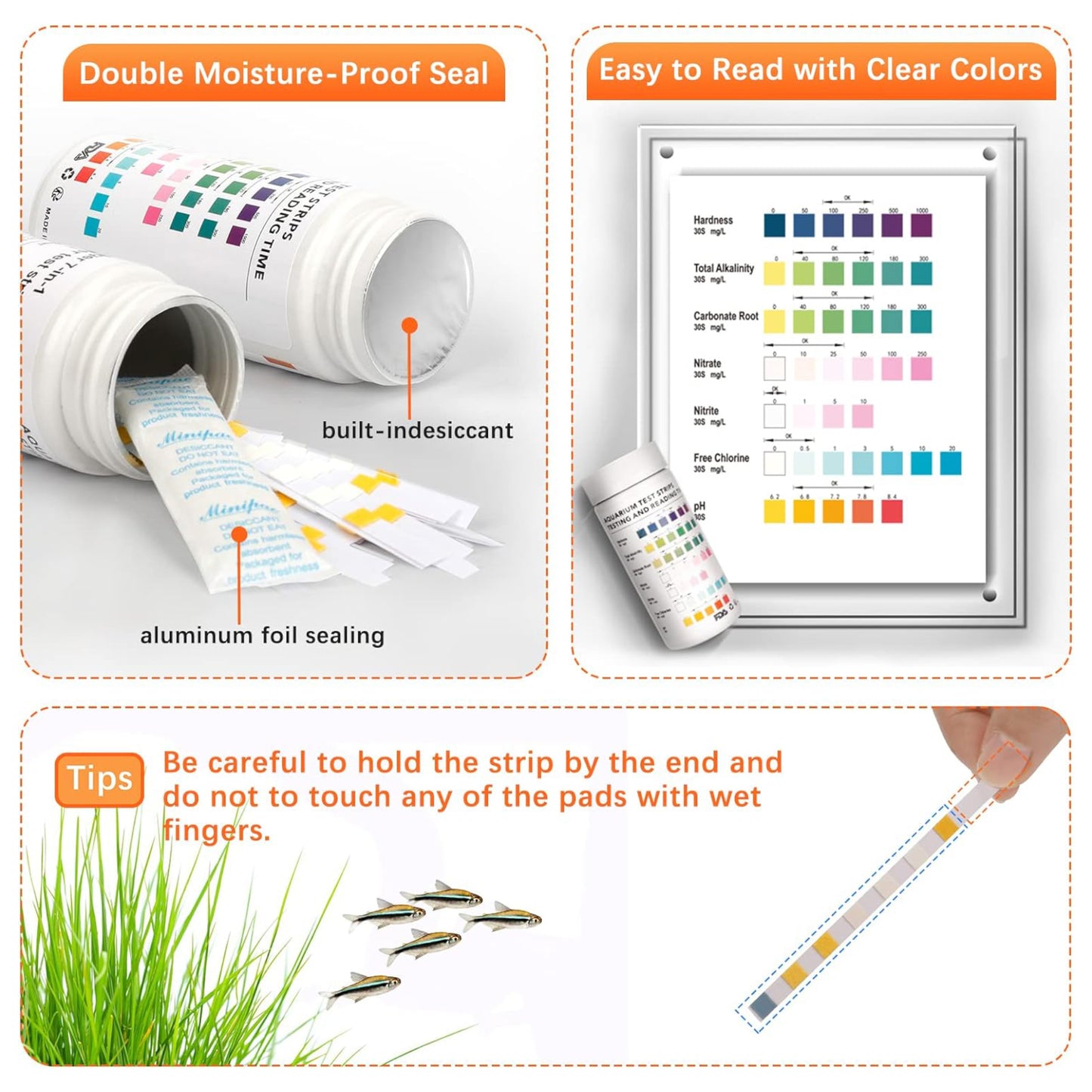 Hygger 7 in 1 Aquarium Test Strips