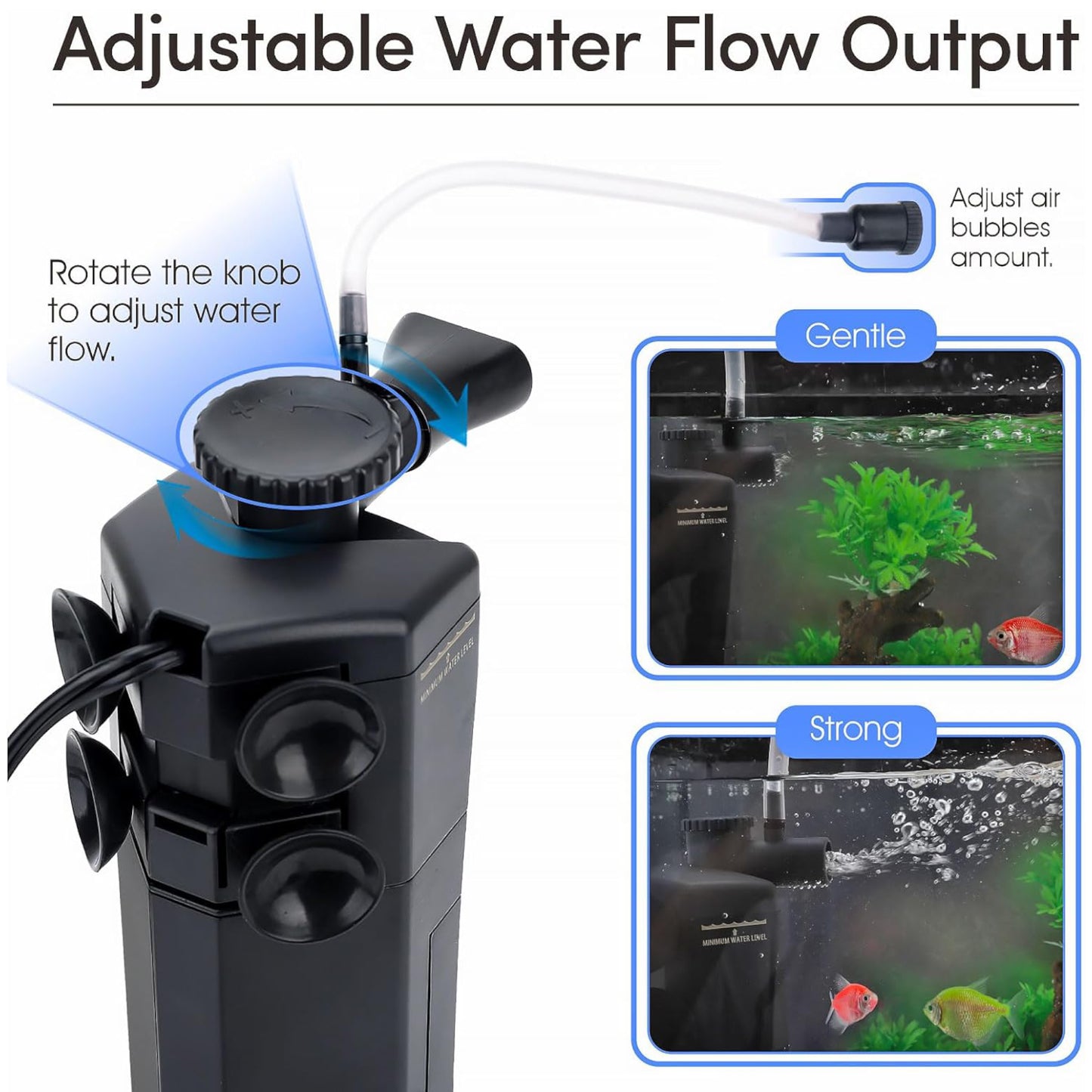 Hygger Internal Aquarium Canister Filter