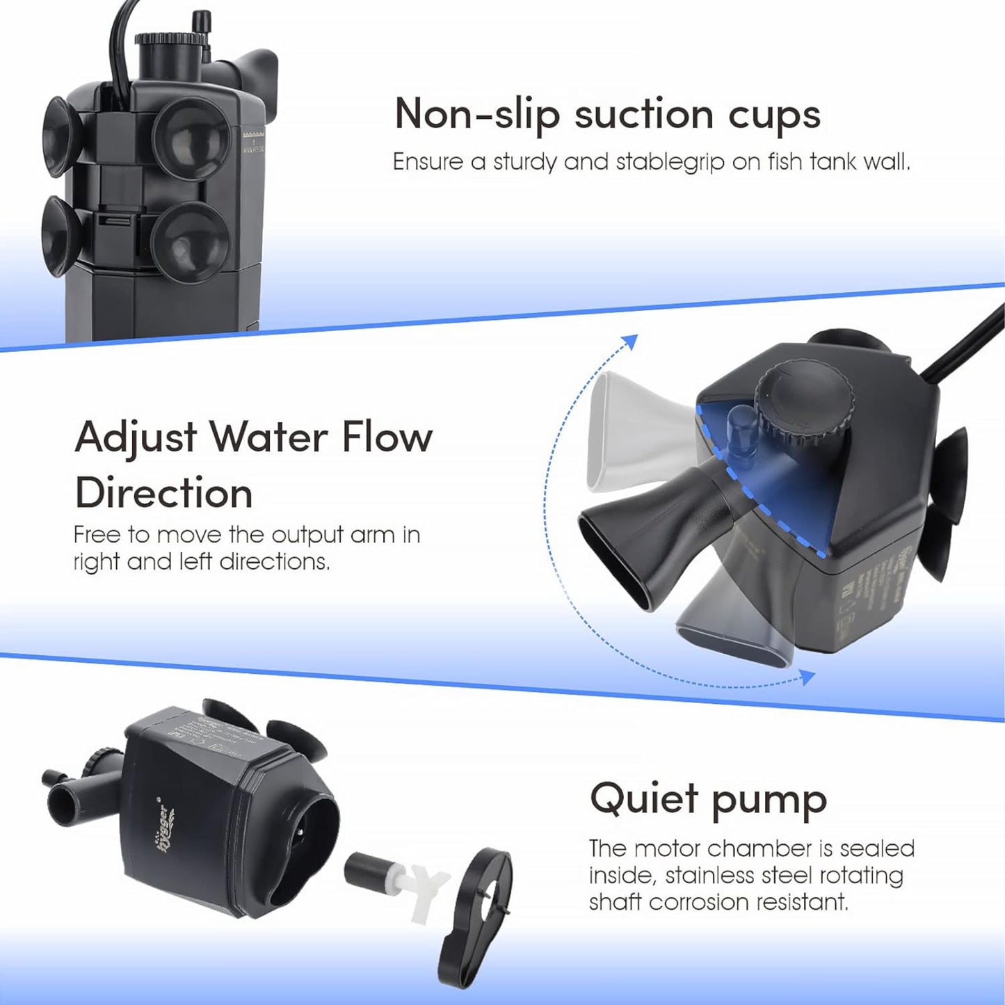 Hygger Internal Aquarium Canister Filter