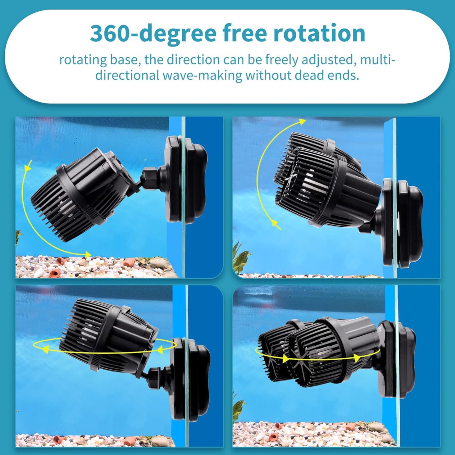 Hygger Double Head Wave Maker with Double Powerhead Pump