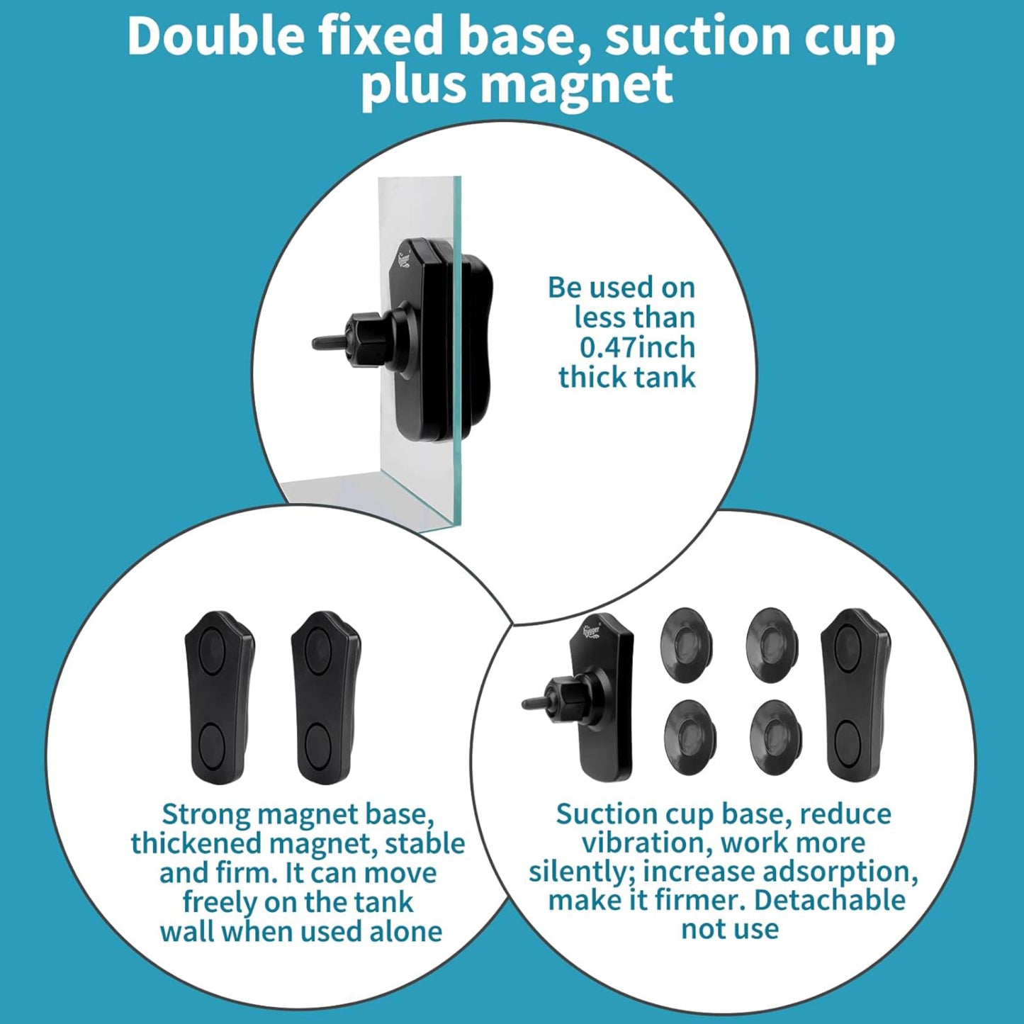 Hygger Double Head Wave Maker with Double Powerhead Pump