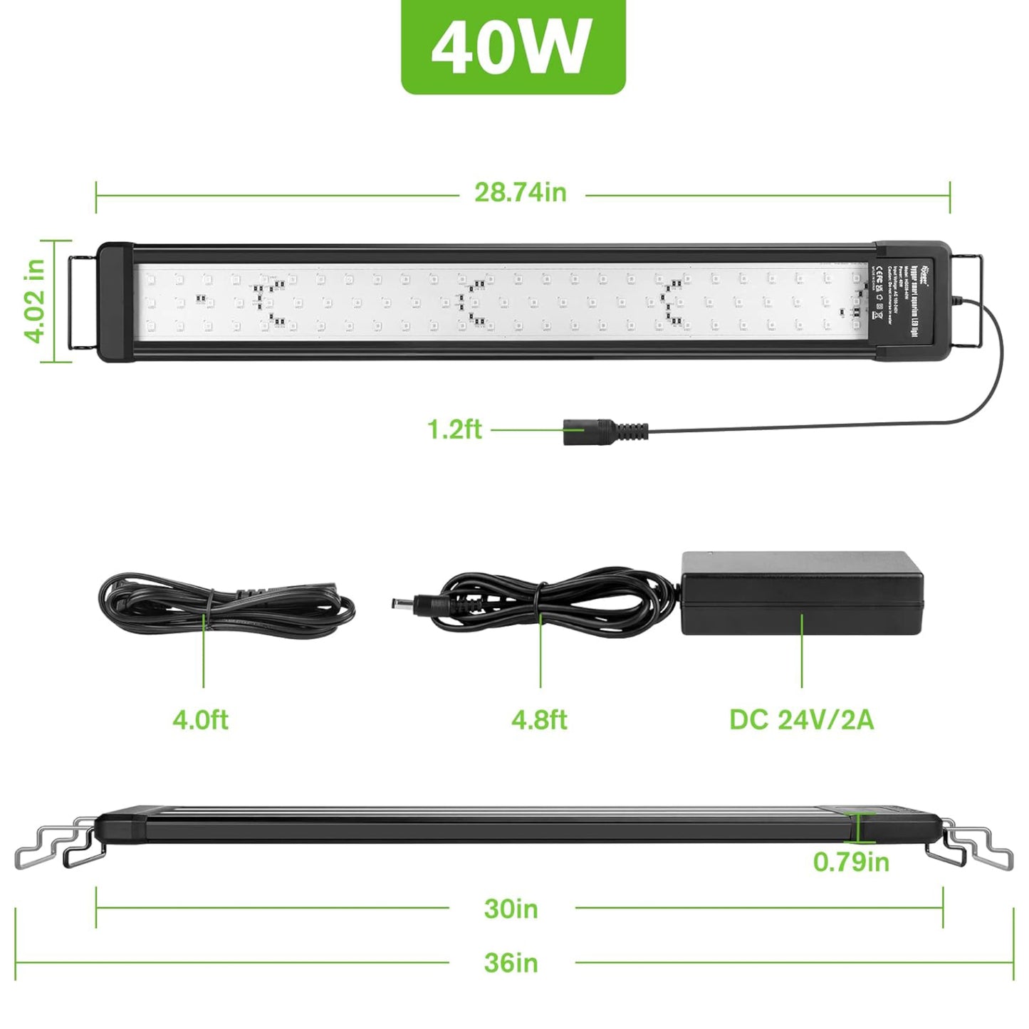 Hygger Aquarium Bluetooth LED Light with App Control