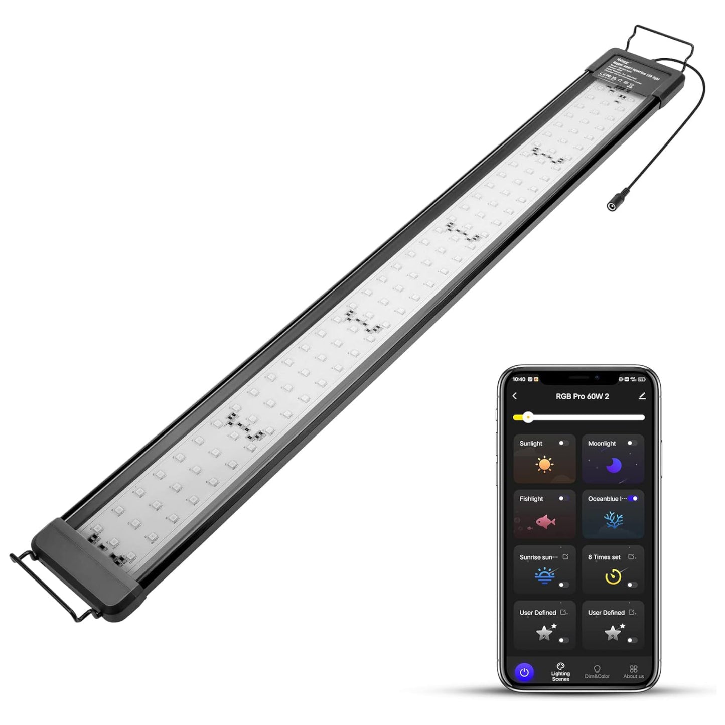 Hygger Aquarium Bluetooth LED Light with App Control