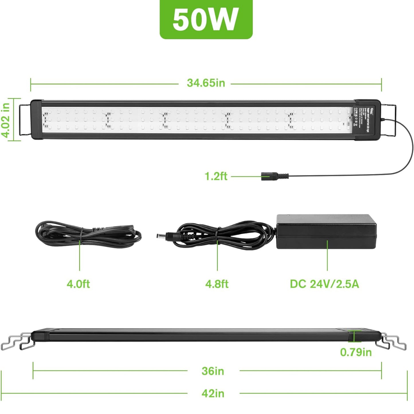 Hygger Aquarium Bluetooth LED Light with App Control