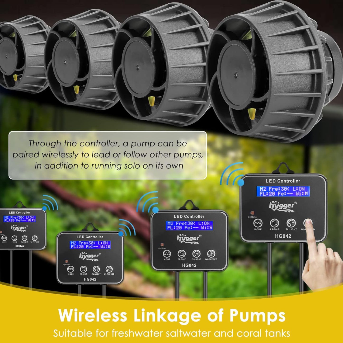 Hygger Inverter Wavemaker Pump