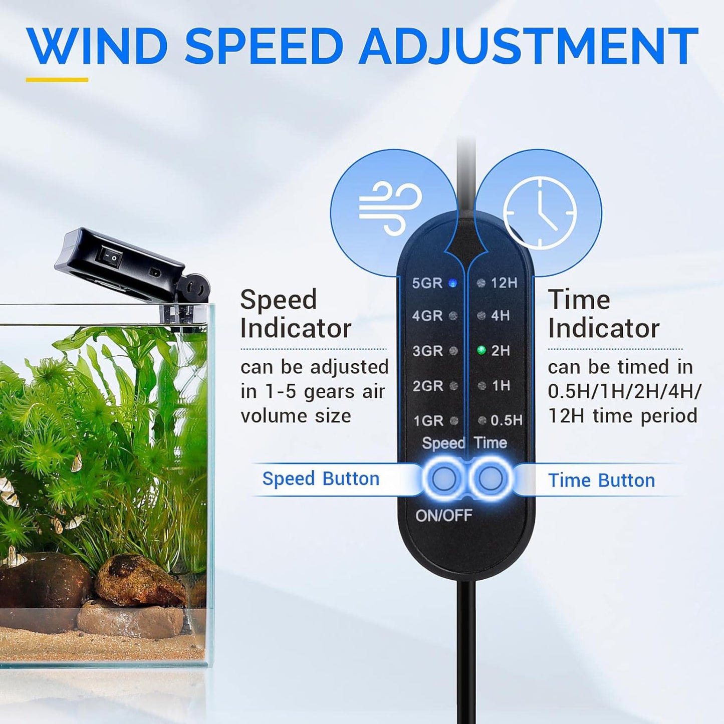 Hygger Aquarium Chiller Cooling Fan