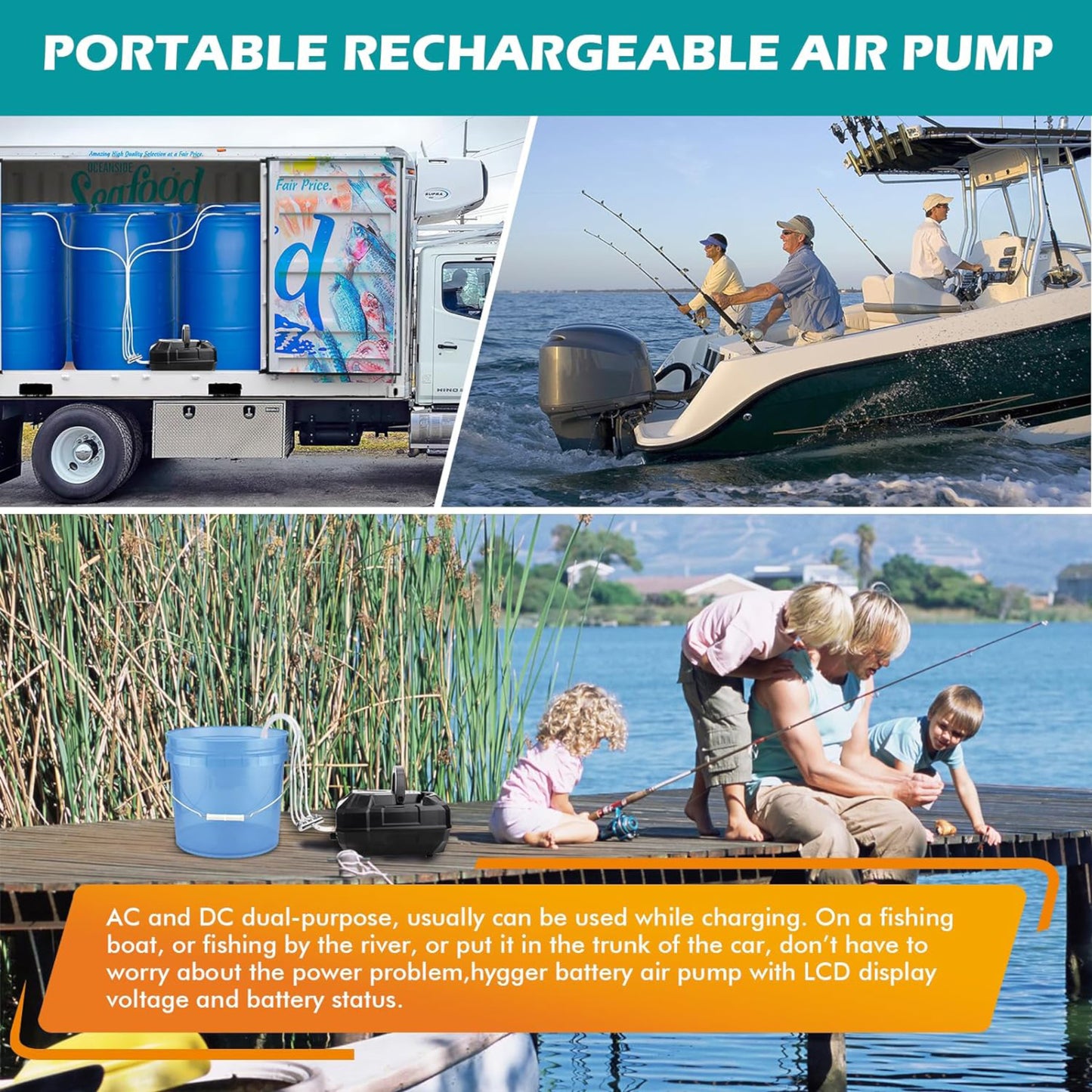 Hygger Portable Air Pump Kit