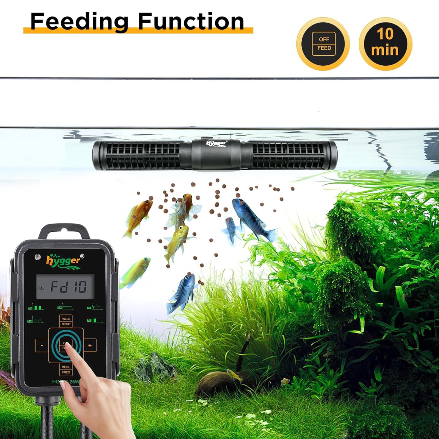 Hygger Cross-flow Wave Pump 12W