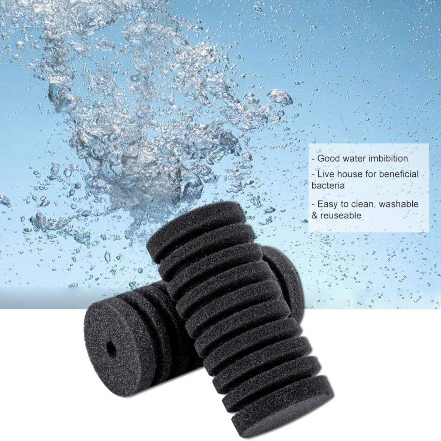 Hygger Aquarium Double Sponge Filter - Small