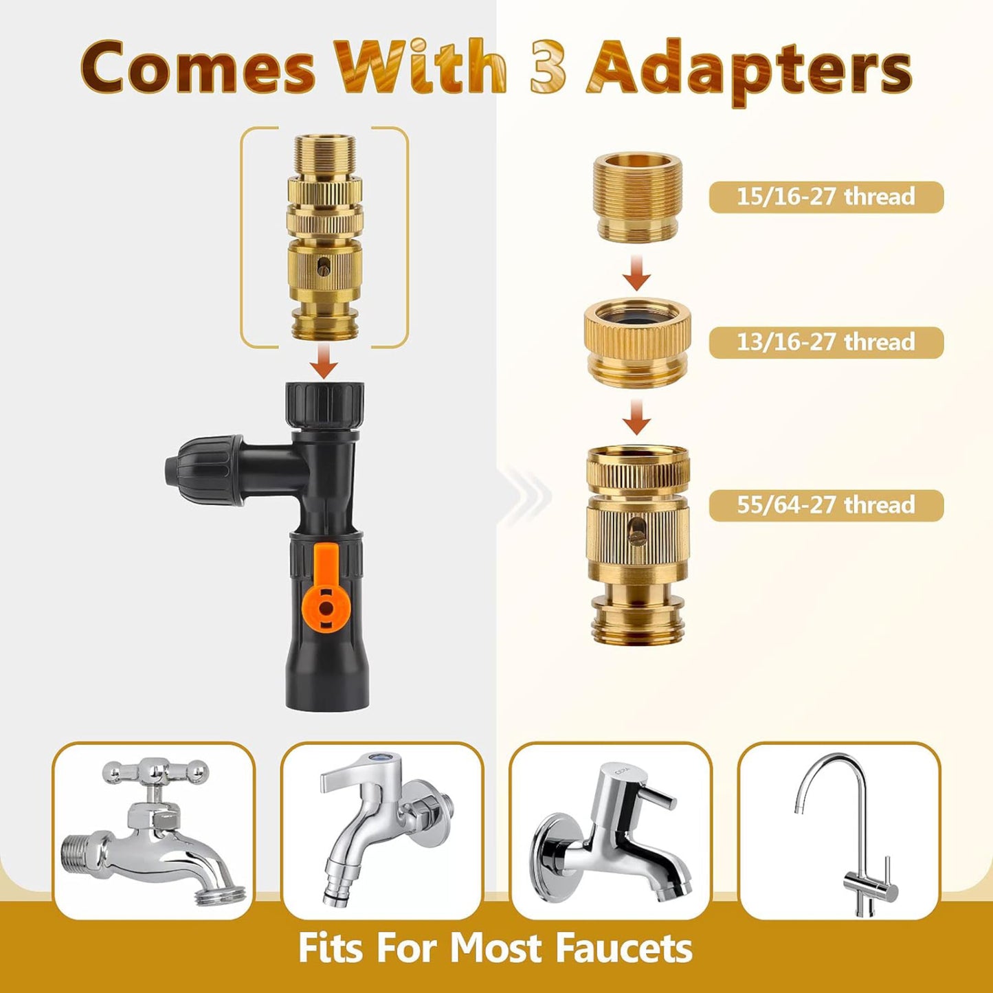 Hygger Aquarium Brass Water Changer