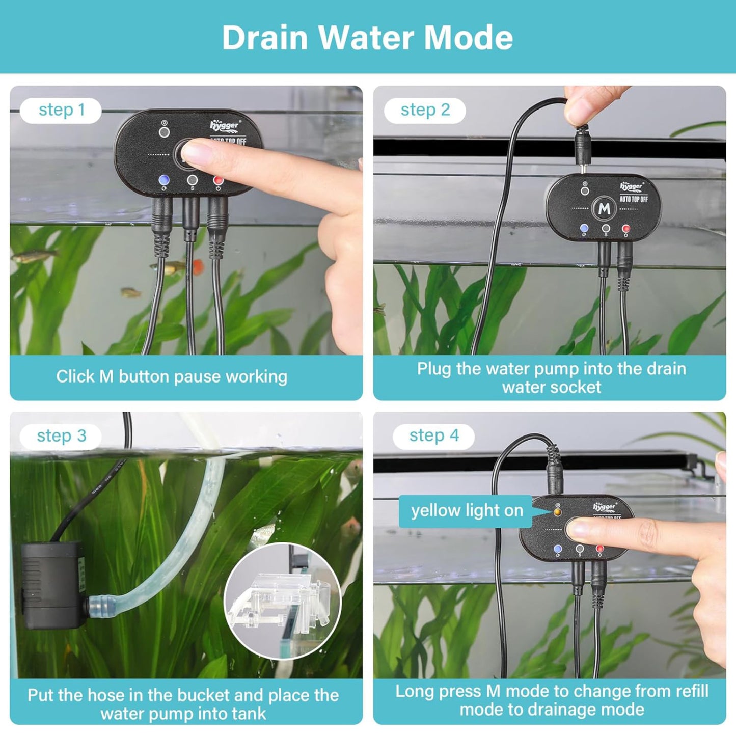 Hygger Aquarium Auto Top Off Kit