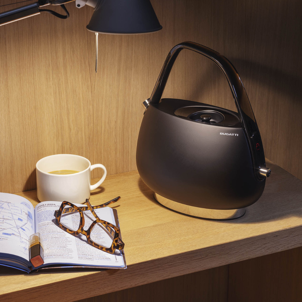 Bugatti Jackie Designer Kettle 1.2L - Matt Black